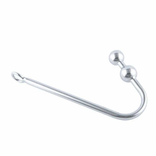 Steel 4417 Two Hook Pleasurable Anal Stainless Balls 0806